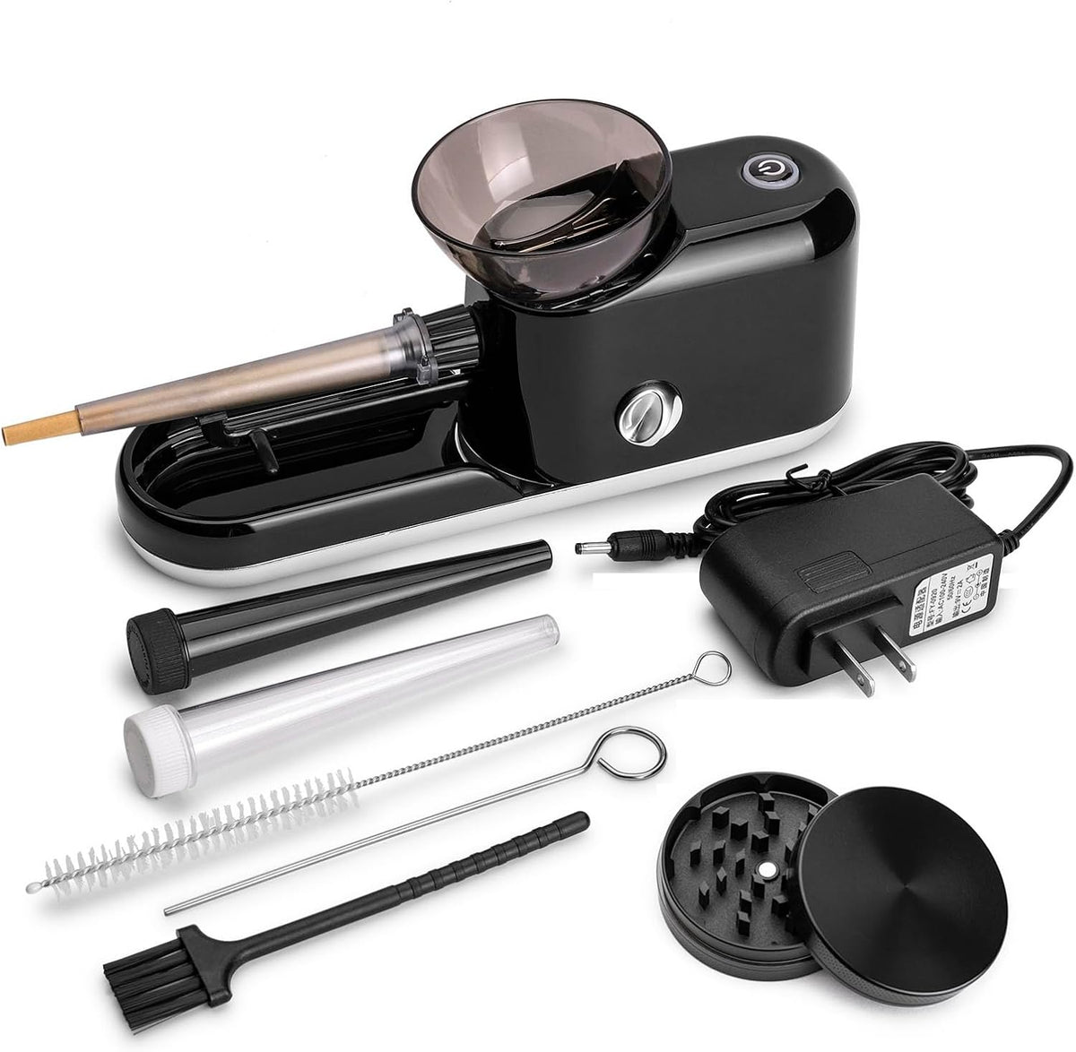Cigarette Rolling Machine,Electric Auto Cone Loader and Grinder