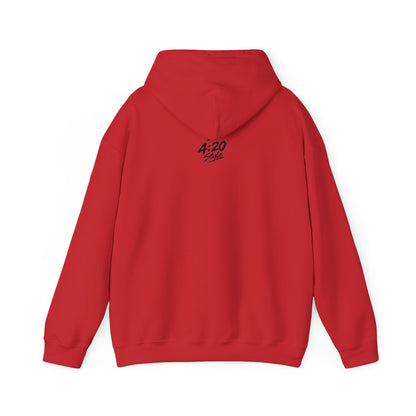 Hoodie - "Fumo y olvido" Rolling Hands Graphic Hoodie (4:20 Back Accent)