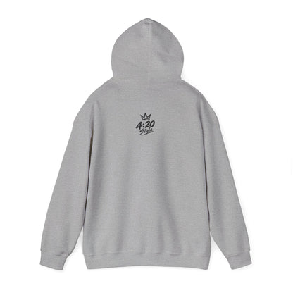 Hoodie - "Fumo y olvido" Rolling Hands Graphic Hoodie (4:20 Back Accent)