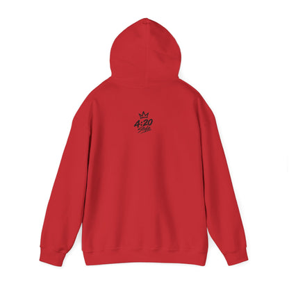 Hoodie - "Fumo y olvido" Rolling Hands Graphic Hoodie (4:20 Back Accent)