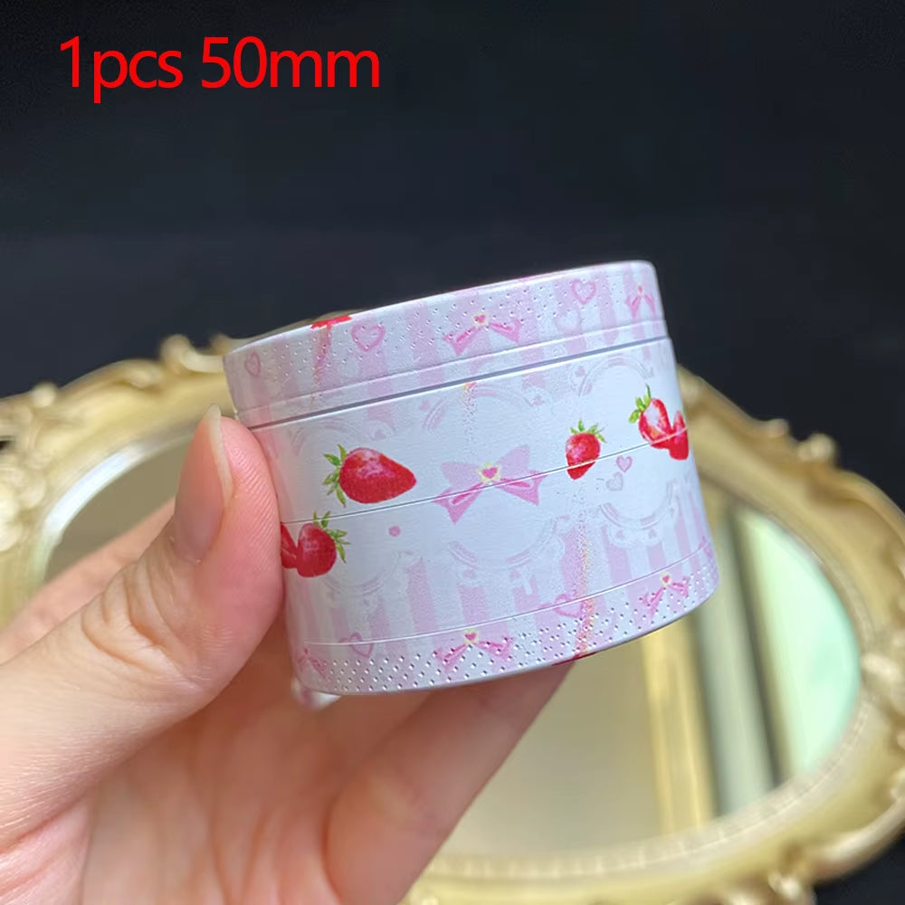 1Pcs Pink Grinder Crusher Spice Mill 40Mm/50Mm Smoking Accessories Girly Gift Birthday Present