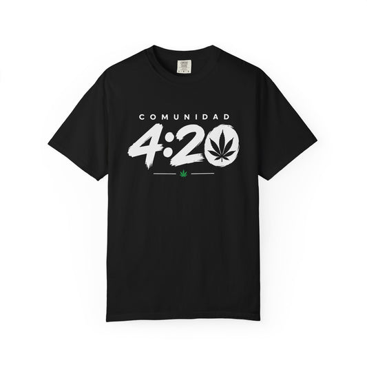 Comunidad 4:20 Graphic T-Shirt — Cannabis Leaf Tee