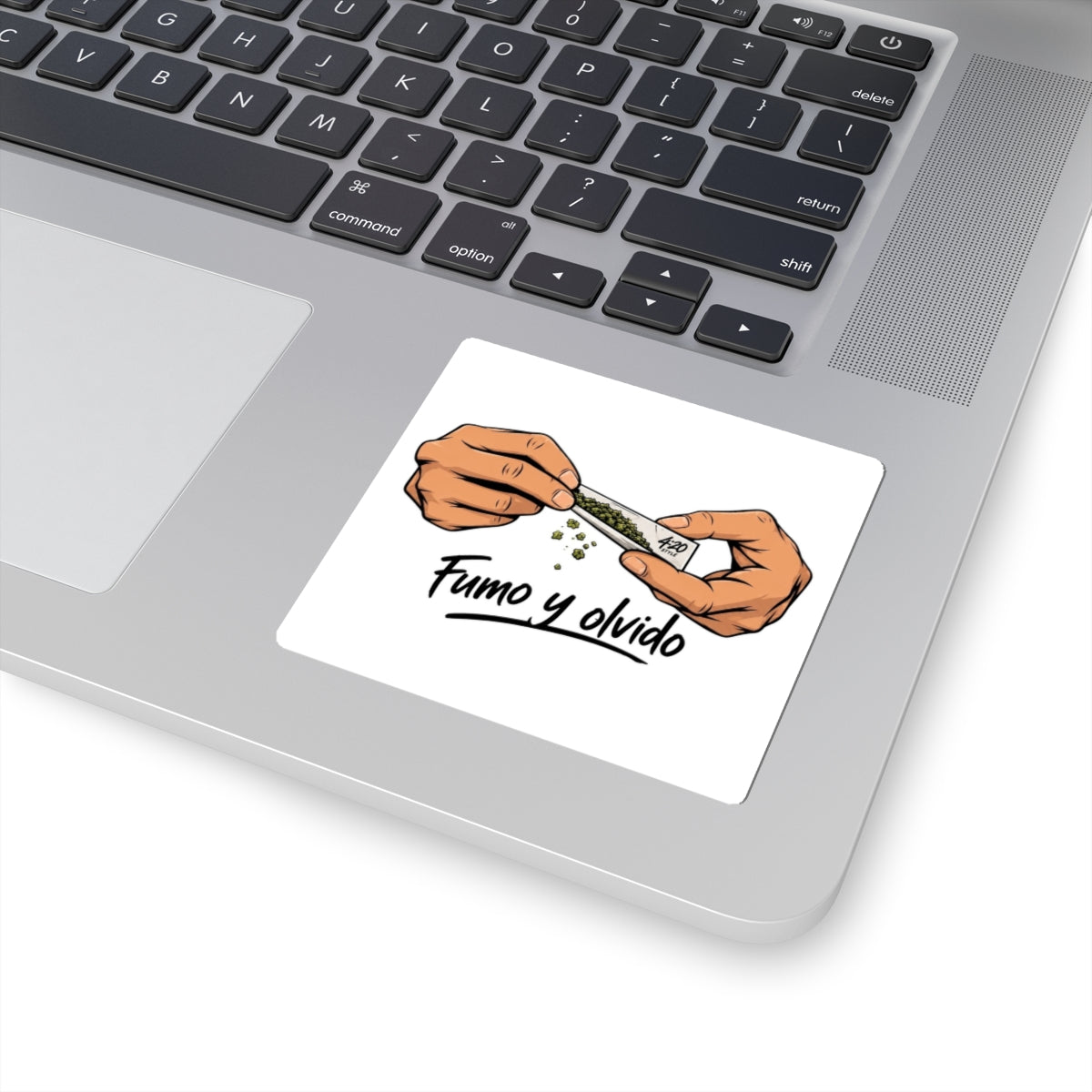 Fumo y Olvido 4:20 | Sticker de Vinilo Kiss-Cut