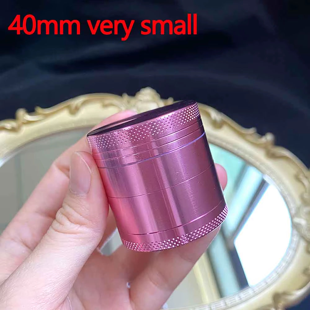 1Pcs Pink Grinder Crusher Spice Mill 40Mm/50Mm Smoking Accessories Girly Gift Birthday Present