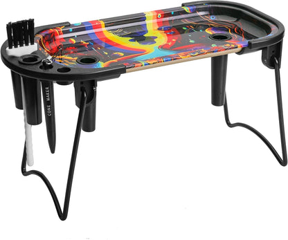 Rolling Tray with Cone Loader for Pre Rolled Cones, Rolling Tray Set