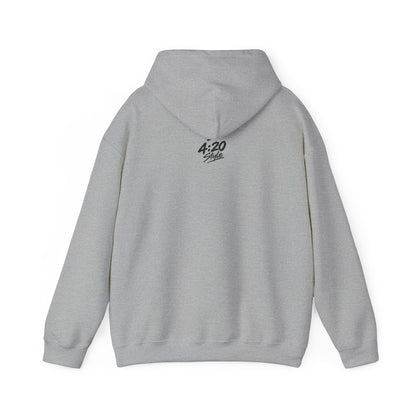 Hoodie - "Fumo y olvido" Rolling Hands Graphic Hoodie (4:20 Back Accent)