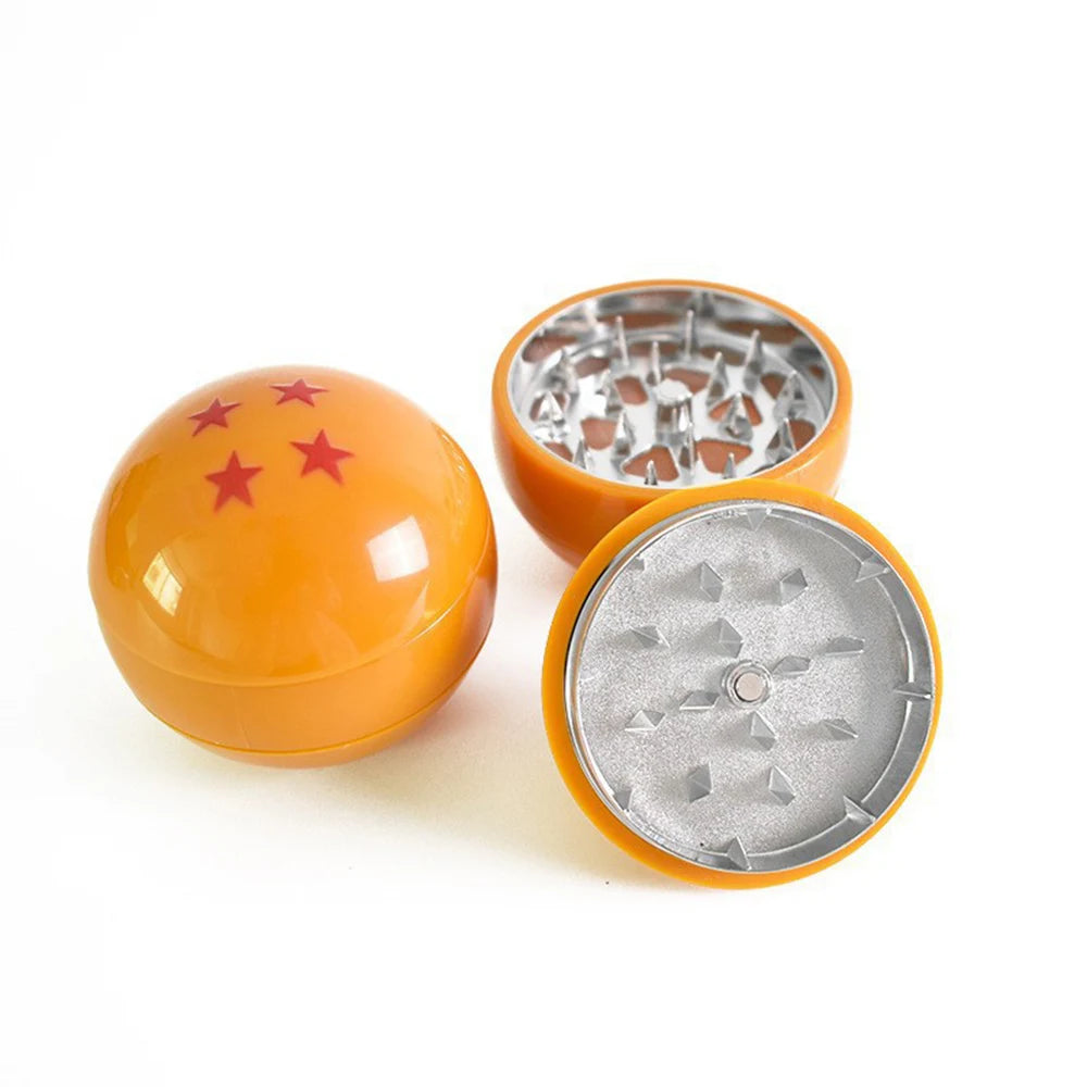 Herb Grinder 3 Layers Tobacco Grusher with Metal Sharp Teeth Pokeball Cute Grinder Herb Smoking Accessories Cool Gadget