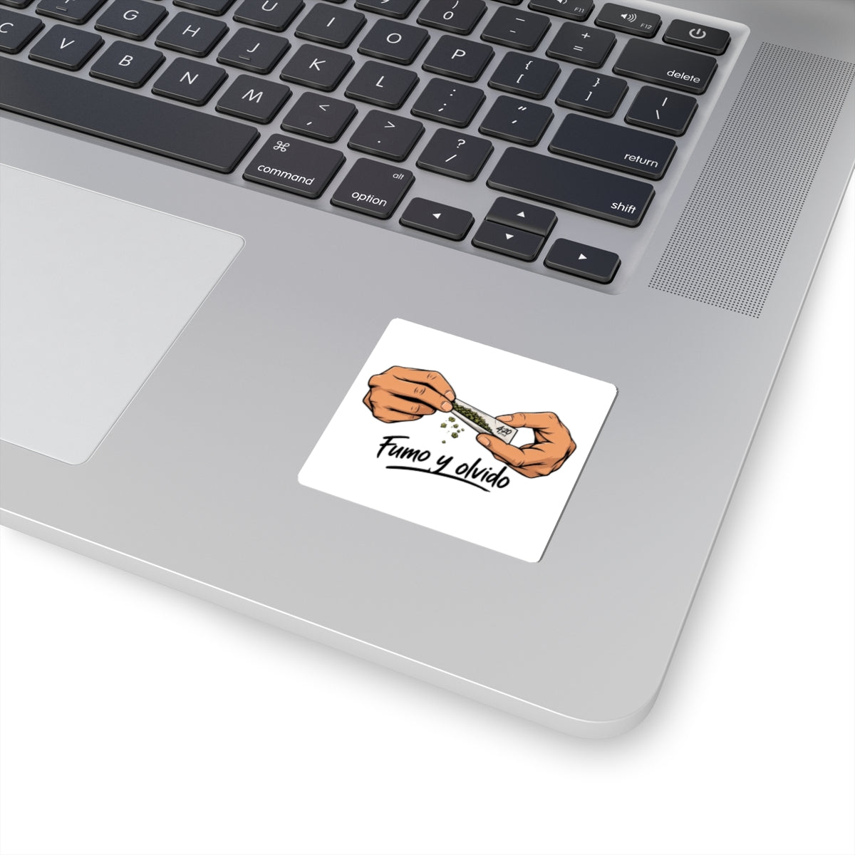 Fumo y Olvido 4:20 | Sticker de Vinilo Kiss-Cut