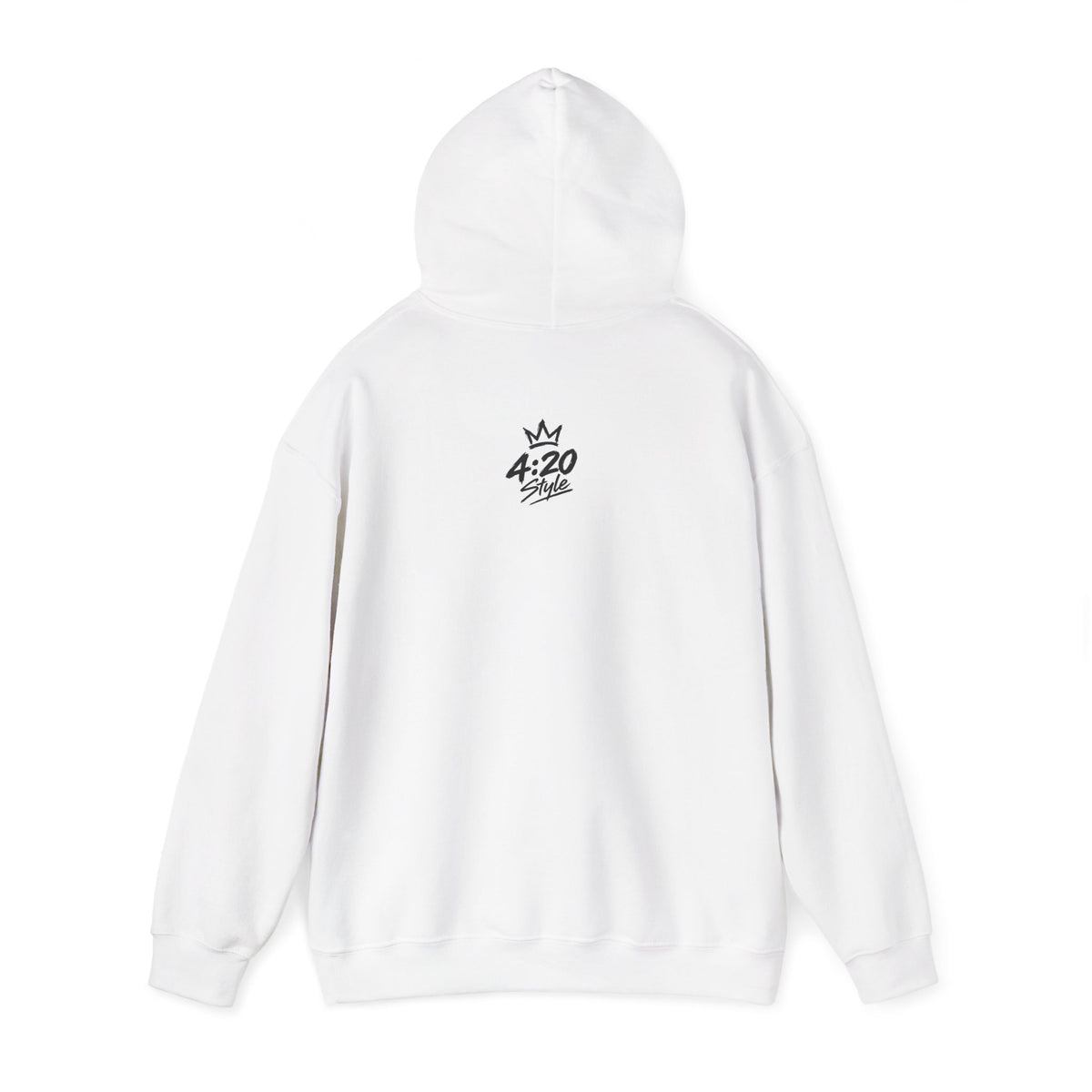 Hoodie - "Fumo y olvido" Rolling Hands Graphic Hoodie (4:20 Back Accent)