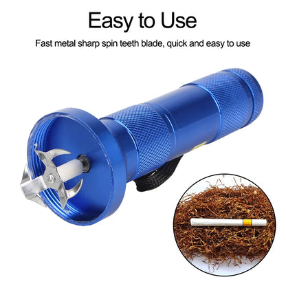 Electric Herb Grinder with Torch Design - Metal Tobacco and Spice Crusher