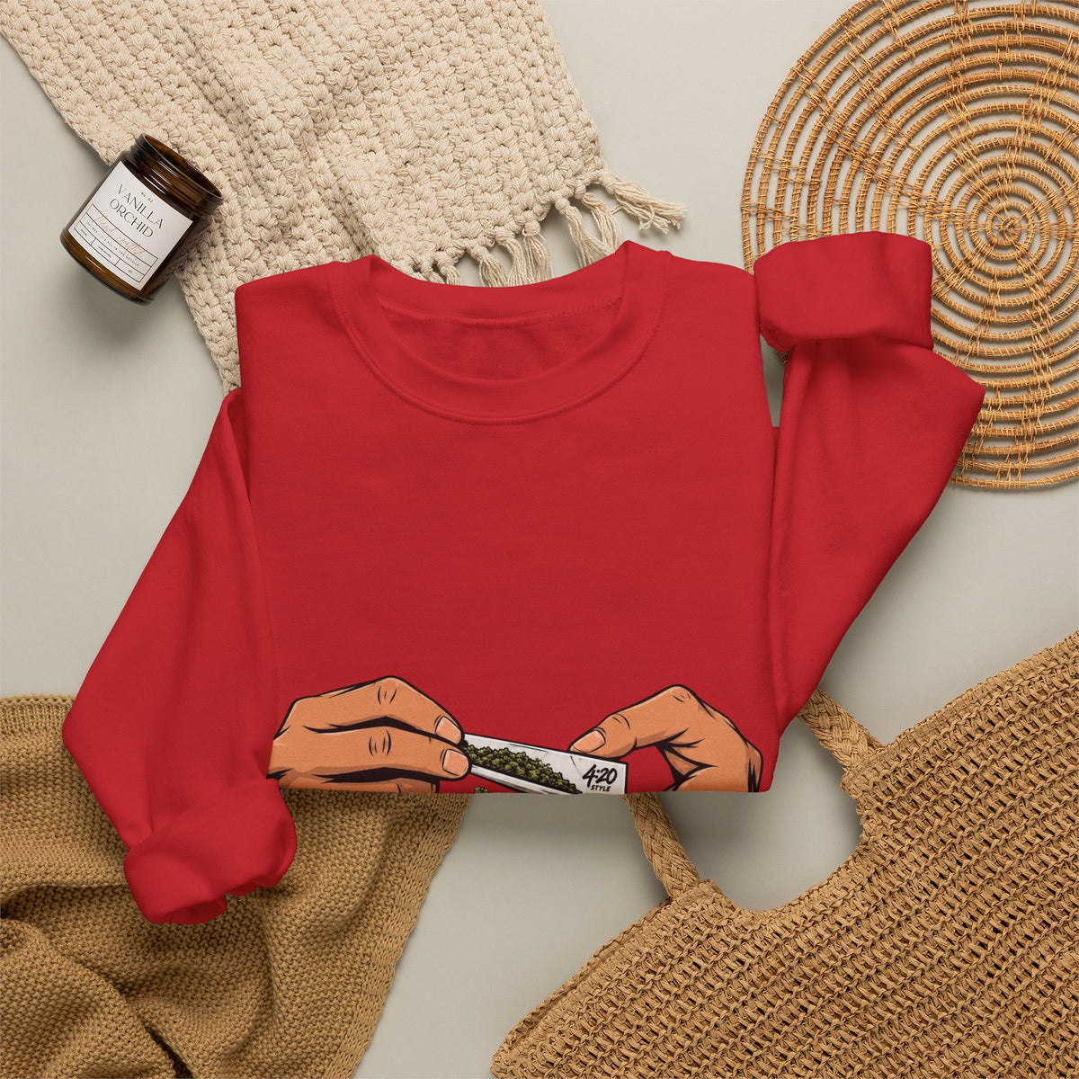 Fumo y Olvido | Crewneck 4:20 de Fleece
