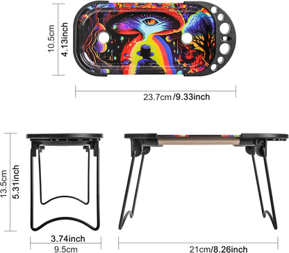 Rolling Tray with Cone Loader for Pre Rolled Cones, Rolling Tray Set