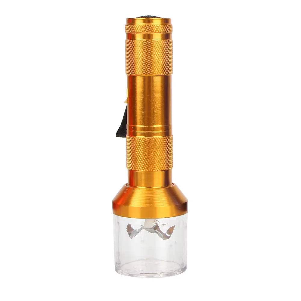 Electric Herb Grinder with Torch Design - Metal Tobacco and Spice Crusher