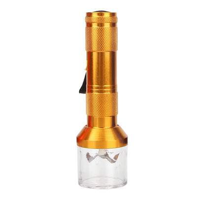Electric Herb Grinder with Torch Design - Metal Tobacco and Spice Crusher