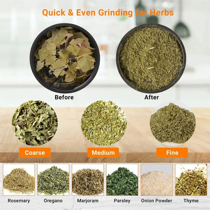 SMO Portable Electric Tobacco Grass Crusher for Smoking Dry Herb Grinder Machine with Intelligent Touch Prevention Smoke Crusher