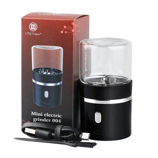 SMO Portable Electric Tobacco Grass Crusher for Smoking Dry Herb Grinder Machine with Intelligent Touch Prevention Smoke Crusher