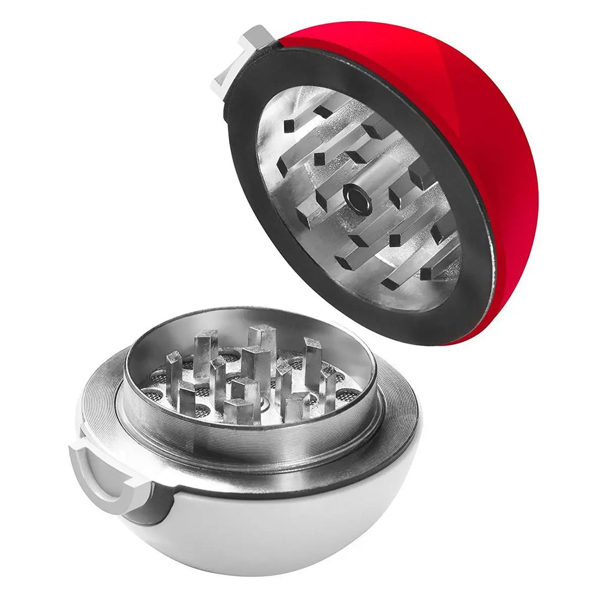 Herb Grinder 3 Layers Tobacco Grusher with Metal Sharp Teeth Pokeball Cute Grinder Herb Smoking Accessories Cool Gadget